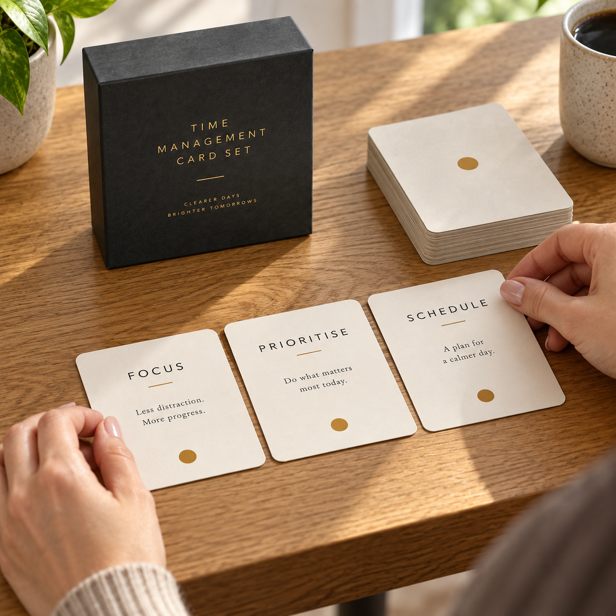 Time Management Card Set